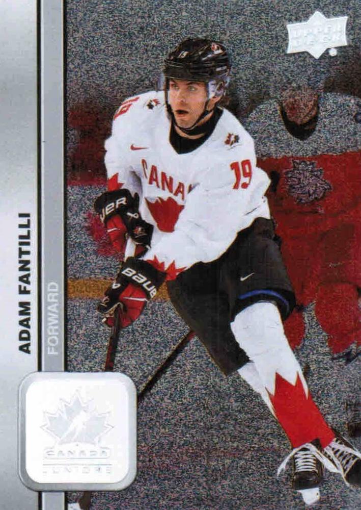 #9 Adam Fantilli - Canada - 2023 Upper Deck Team Canada Juniors - Patterned Foilboard Hockey