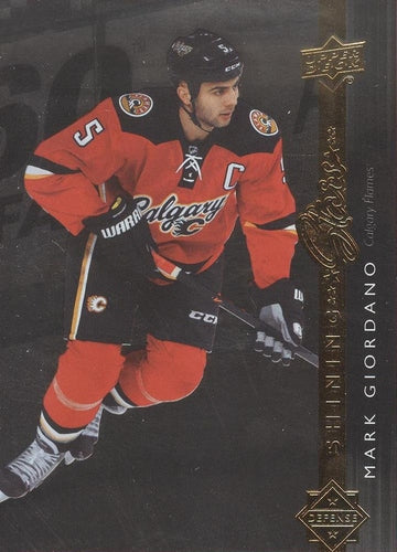 #SS-9 Mark Giordano - Calgary Flames - 2014-15 Upper Deck - Shining Stars Hockey