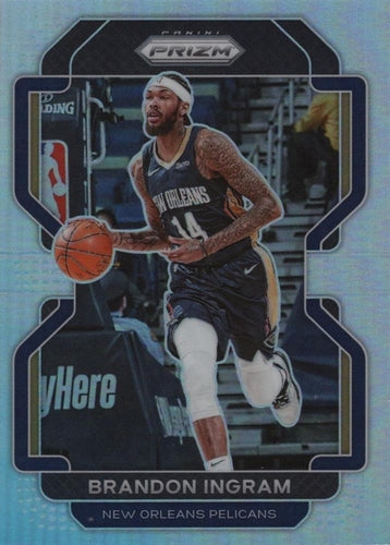 #9 Brandon Ingram - New Orleans Pelicans - 2021-22 Panini Prizm - Silver Basketball