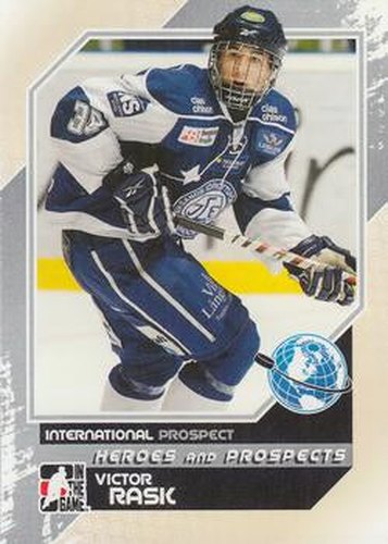#9 Victor Rask - Leksand - 2010-11 In The Game Heroes and Prospects Hockey