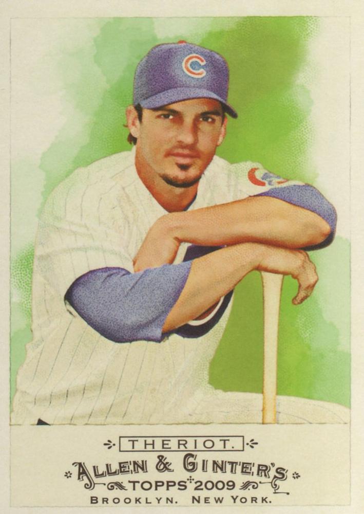 #9 Ryan Theriot - Chicago Cubs - 2009 Topps Allen & Ginter Baseball