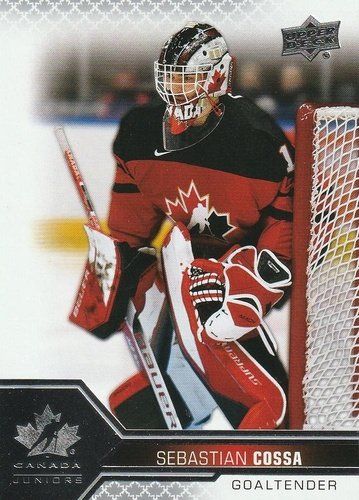 #9 Sebastian Cossa - Canada - 2022-23 Upper Deck Team Canada Juniors Hockey