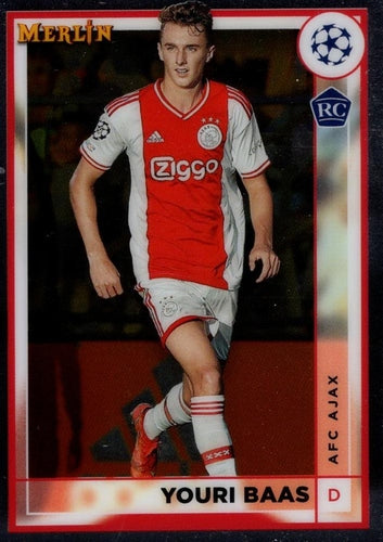 #9 Youri Baas - Ajax - 2022-23 Merlin Chrome UEFA Club Competitions Soccer