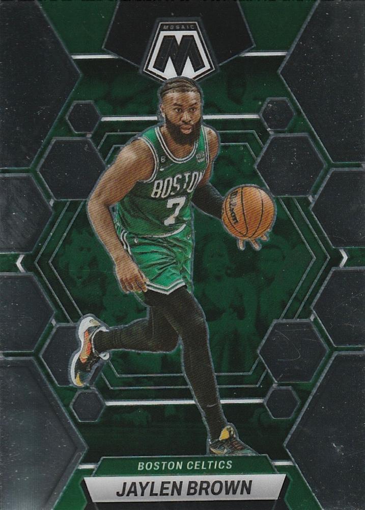 #9 Jaylen Brown - Boston Celtics - 2022-23 Panini Mosaic Basketball
