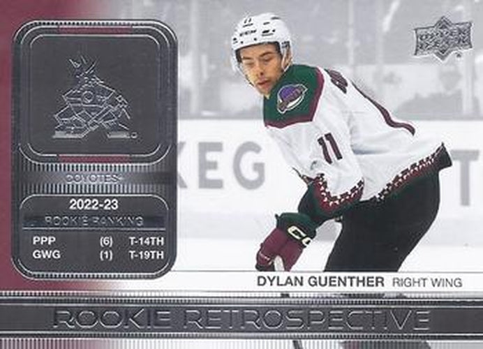 #RR-9 Dylan Guenther - Arizona Coyotes - 2023-24 Upper Deck - Rookie Retrospective Hockey