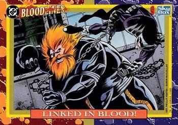 #9 Linked in Blood! - 1993 SkyBox DC Comics Bloodlines