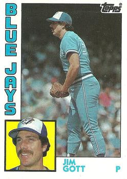 #9 Jim Gott - Toronto Blue Jays - 1984 Topps Baseball