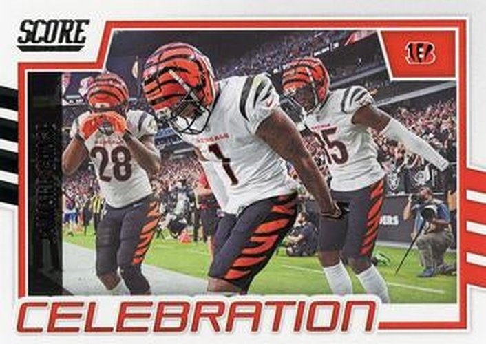 #C-JC Ja'Marr Chase - Cincinnati Bengals - 2022 Score - Celebration Football