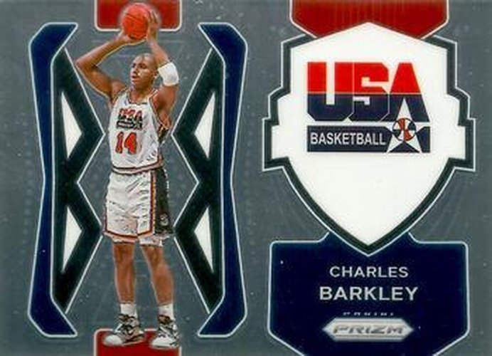 #9 Charles Barkley - USA - 2021-22 Panini Prizm - USA Basketball