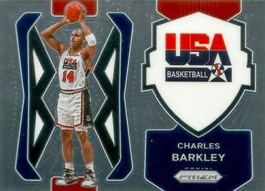 #9 Charles Barkley - USA - 2021-22 Panini Prizm - USA Basketball