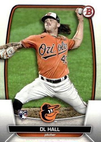 #9 DL Hall - Baltimore Orioles - 2023 Bowman Baseball