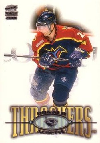 #9 Donald Audette - Atlanta Thrashers - 2000-01 Pacific Paramount Hockey