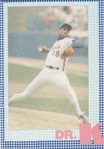 #9 Dwight Gooden - New York Mets - 1985 Renata Galasso Dwight Gooden Dr. K Baseball