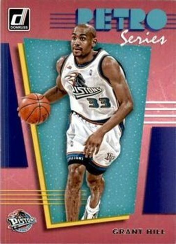 #9 Grant Hill - Detroit Pistons - 2019-20 Donruss - Retro Series Basketball