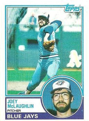 #9 Joey McLaughlin - Toronto Blue Jays - 1983 Topps Baseball