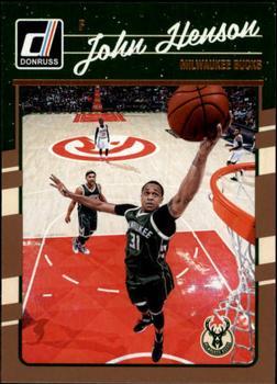 #9 John Henson - Milwaukee Bucks - 2016-17 Donruss Basketball