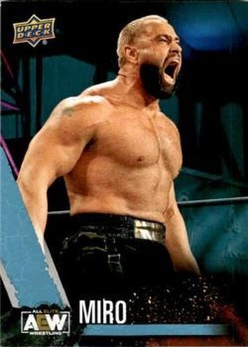 #9 Miro - 2021 Upper Deck AEW Wrestling