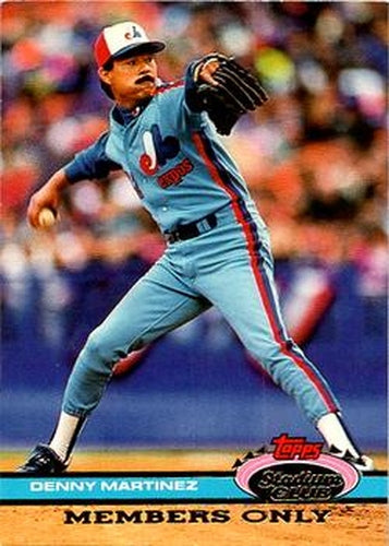 #NNO Denny Martinez - Montreal Expos - 1991 Stadium Club Members Only