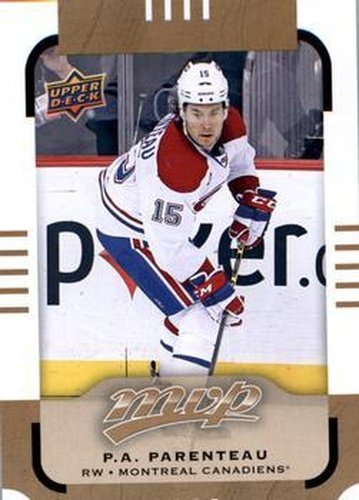 #9 P.A. Parenteau - Montreal Canadiens - 2015-16 Upper Deck MVP Hockey