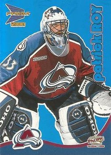 #9 Patrick Roy - Colorado Avalanche - 2000-01 Pacific Prism McDonald's - Blue Hockey
