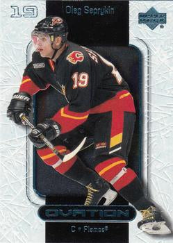 #9 Oleg Saprykin - Calgary Flames - 1999-00 Upper Deck Ovation Hockey