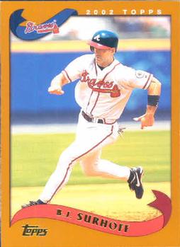 #9 B.J. Surhoff - Atlanta Braves - 2002 Topps Baseball