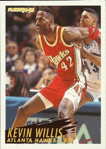 #9 Kevin Willis - Atlanta Hawks - 1994-95 Fleer Basketball