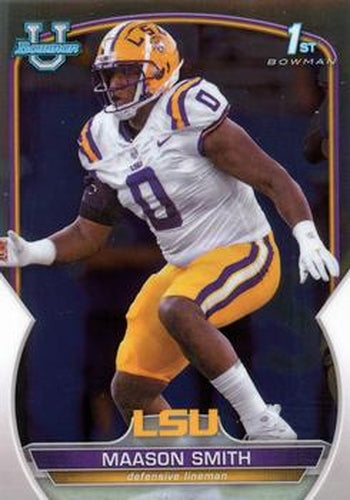 #9 Maason Smith - LSU Tigers - 2022 Bowman Chrome University Football