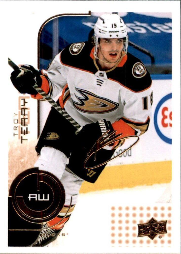 #9 Troy Terry - Anaheim Ducks - 2022-23 Upper Deck MVP - 20th Anniversary Hockey