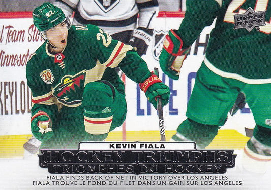 #HT-9 Kevin Fiala - Minnesota Wild - 2022-23 Upper Deck Tim Hortons - Hockey Triumphs Hockey