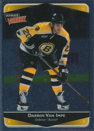 #9 Darren Van Impe - Boston Bruins - 1999-00 Upper Deck Ultimate Victory Hockey