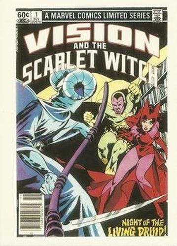 #9 Vision and The Scarlet Witch Limited Series - 1991 Comic Images Marvel Comics First Covers II