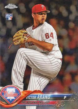 #9 Victor Arano - Philadelphia Phillies - 2018 Topps Chrome Baseball