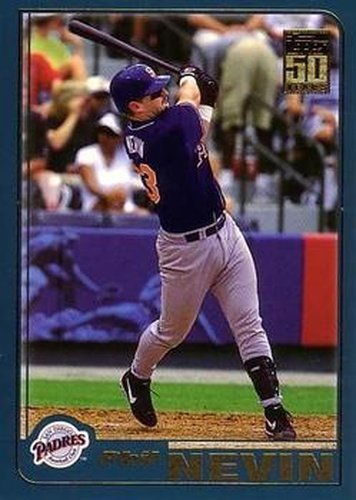 #9 Phil Nevin - San Diego Padres - 2001 Topps Baseball