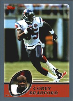 #9 Corey Bradford - Houston Texans - 2003 Topps Football