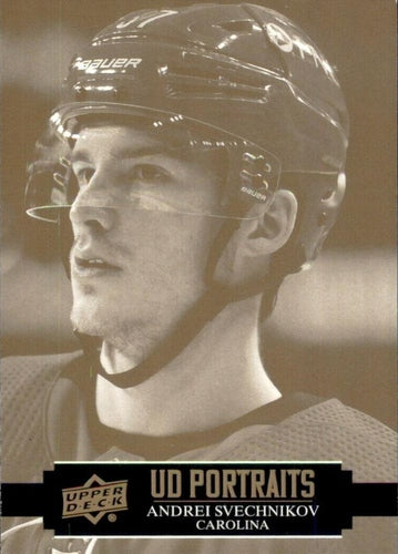 #P-9 Andrei Svechnikov - Carolina Hurricanes - 2021-22 Upper Deck - UD Portraits Hockey