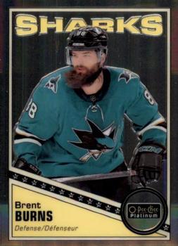 #R-9 Brent Burns - San Jose Sharks - 2019-20 O-Pee-Chee Platinum - Retro Hockey