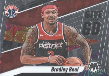 #9 Bradley Beal - Washington Wizards - 2019-20 Panini Mosaic - Give and Go Basketball