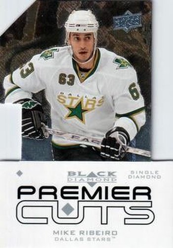 #PDC9 Mike Ribeiro - Dallas Stars - 2008-09 Upper Deck Black Diamond - Premier Die Cut Hockey