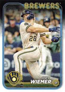 #9 Joey Wiemer - Milwaukee Brewers - 2024 Topps Baseball