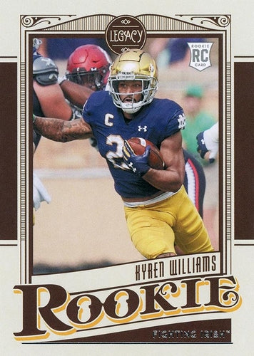 #9 Kyren Williams - Notre Dame Fighting Irish - 2022 Panini Chronicles Draft Picks - Legacy Rookies Football