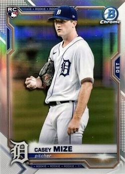 #9b Casey Mize - Detroit Tigers - 2021 Bowman Chrome Baseball
