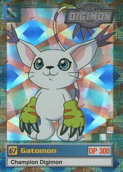 #9of32 67 Gatomon - 2000 Upper Deck Digimon Series 2 - Silver Foil
