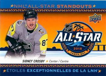 #AS-2 Sidney Crosby - Pittsburgh Penguins - 2018-19 Upper Deck Tim Hortons - NHL All-Star Standouts Hockey