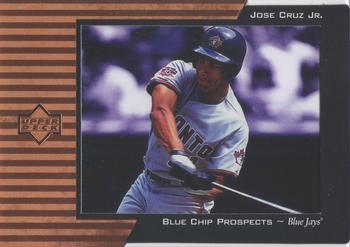 #BC13 Jose Cruz Jr. - Toronto Blue Jays - 1998 Upper Deck - Blue Chip Prospects Baseball