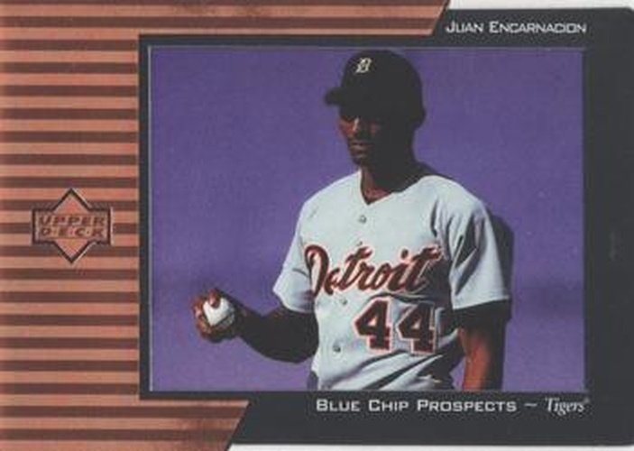 #BC22 Juan Encarnacion - Detroit Tigers - 1998 Upper Deck - Blue Chip Prospects Baseball