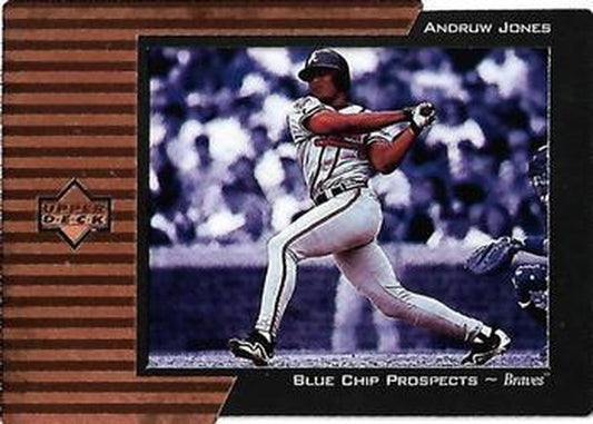 #BC25 Andruw Jones - Atlanta Braves - 1998 Upper Deck - Blue Chip Prospects Baseball