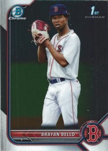 #BCP-107 Brayan Bello - Boston Red Sox - 2022 Bowman - Chrome Prospects Baseball