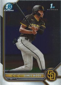 #BCP-108 James Wood - San Diego Padres - 2022 Bowman - Chrome Prospects Baseball