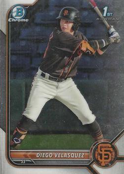 #BCP-110 Diego Velasquez - San Francisco Giants - 2022 Bowman - Chrome Prospects Baseball